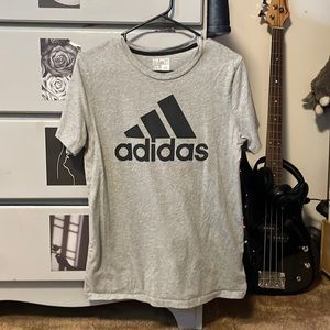 Boys Large Gray Adidas shirt